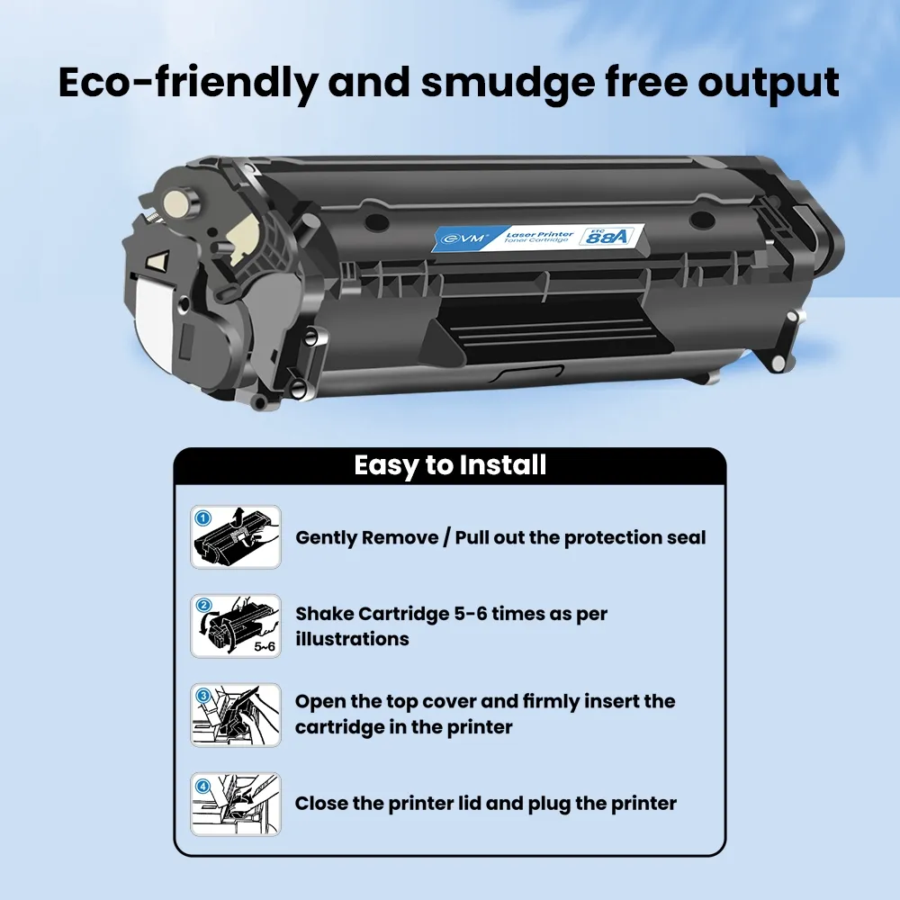 EVM Compatible Laser Cartridge For HP 88A view 4